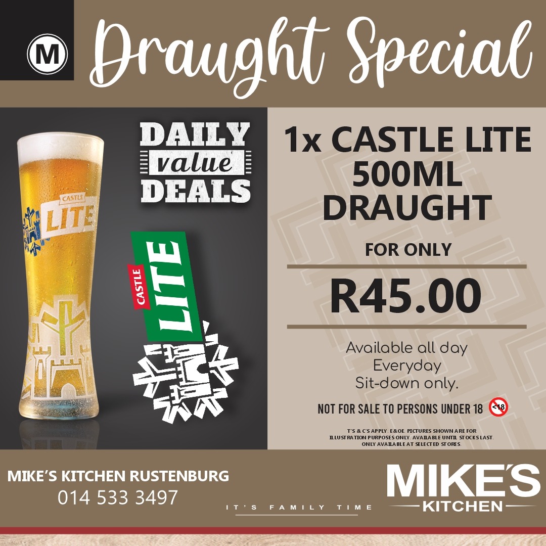 10 Mike's Rustenburg - MAY 2026 Drink Specials SM