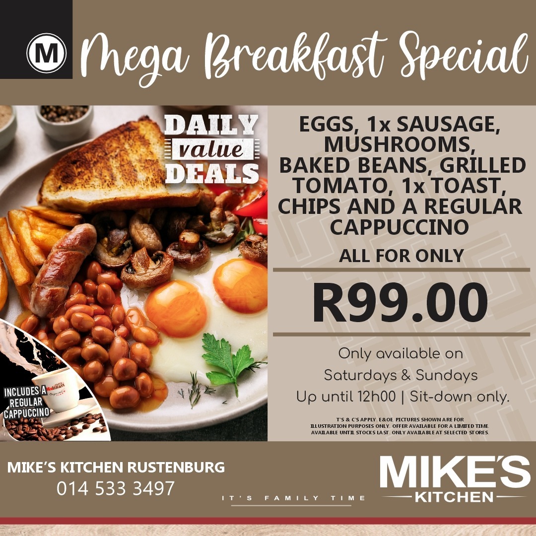 Mk Rustenburg Mega Breakfast