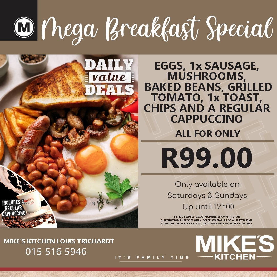Mike's Louis Trichardt - 01 Aug 2026