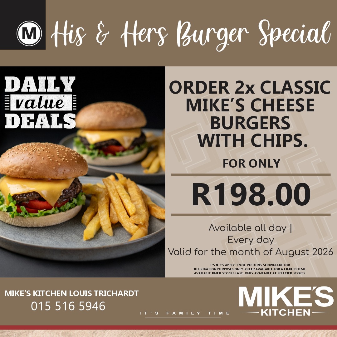 Mike's Louis Trichardt - 02 Aug 2026