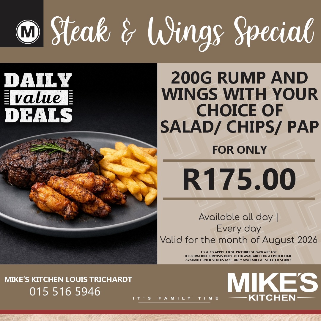 Mike's Louis Trichardt - 04 Aug 2026