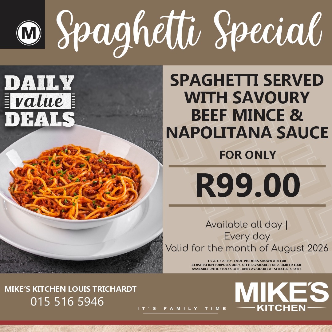 Mike's Louis Trichardt - 06 Aug 2026