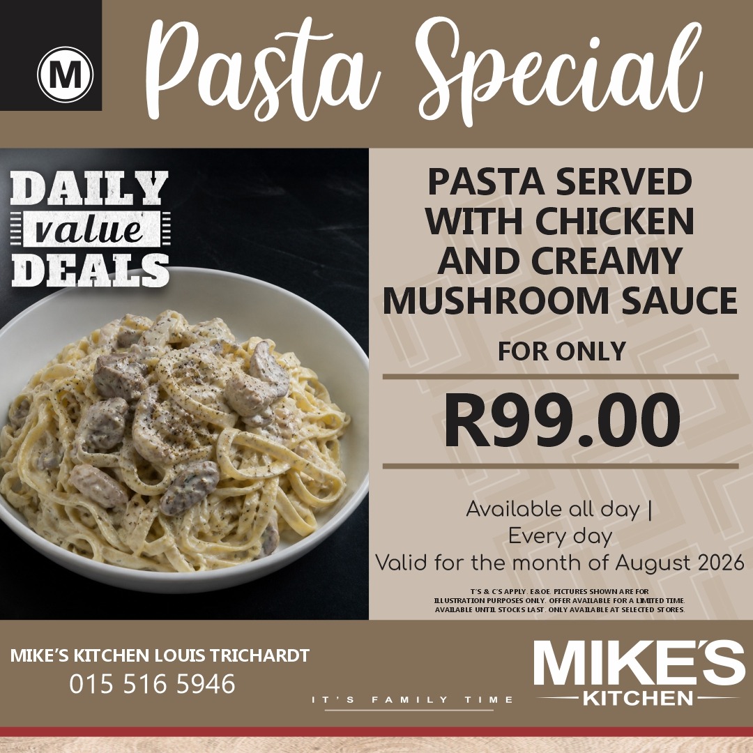 Mike's Louis Trichardt - 07 Aug 2026