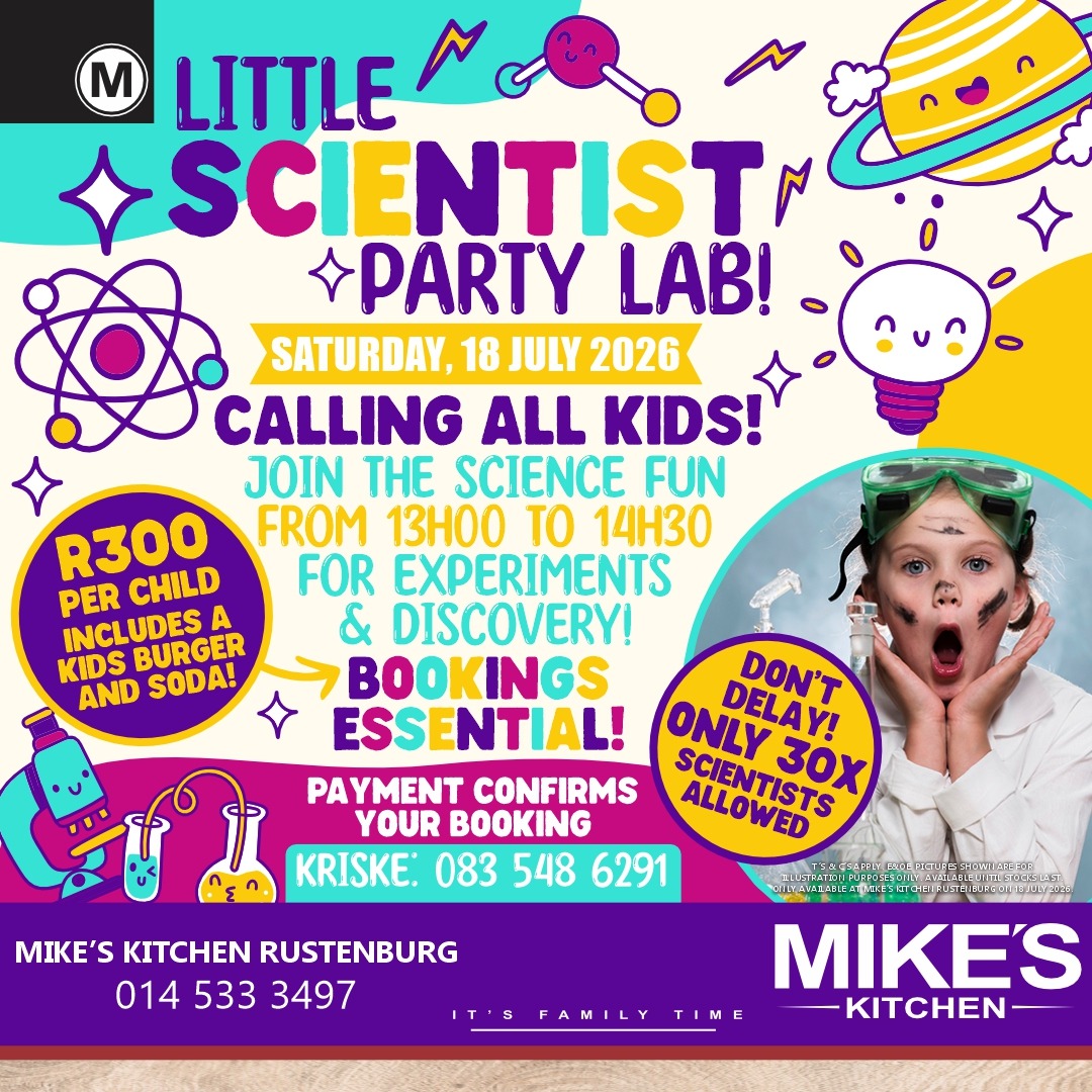 Mike's Rustenburg - Little Scientist Party SM V1