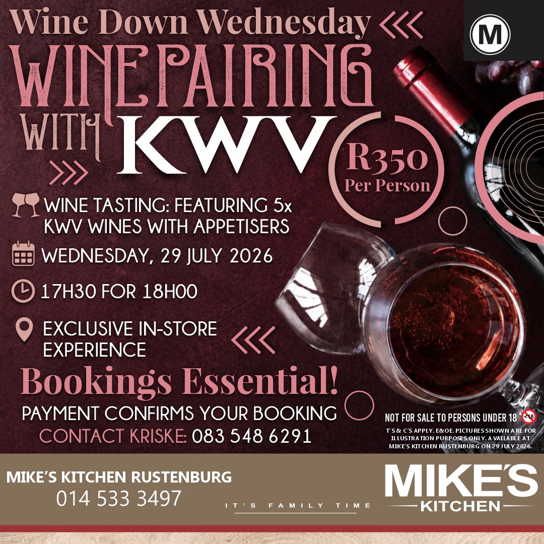 Mike's Rustenburg - WINE Tasting SM V1