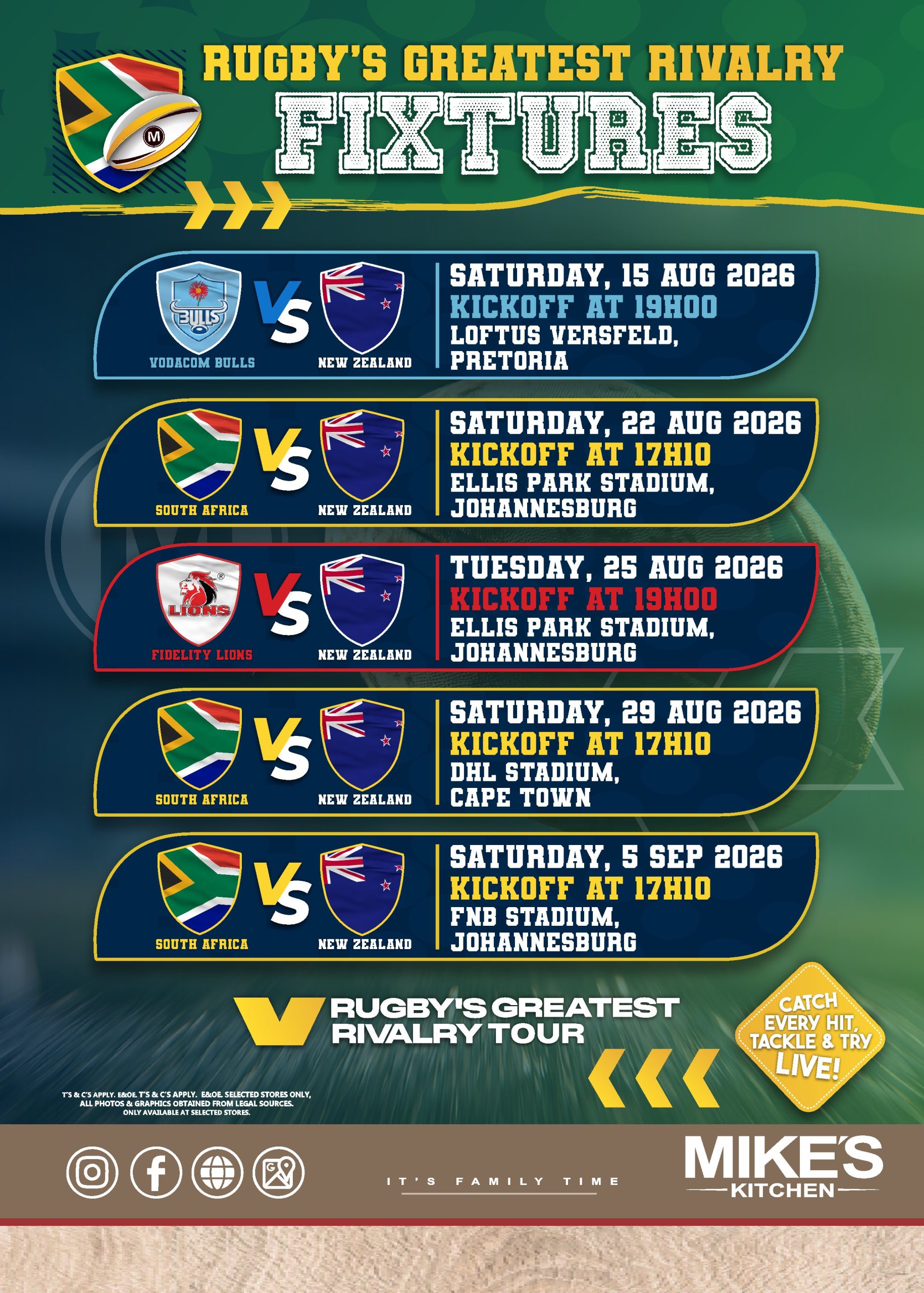 Mike's HQ - RUGBY RIVALRY TOUR Fixtures AUG 2026 SM