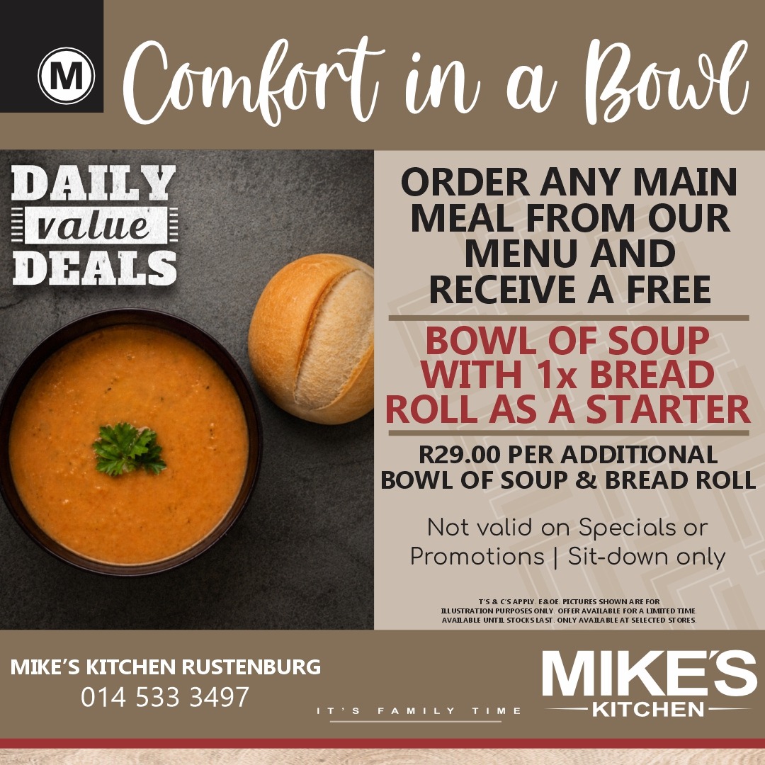 Mike's Rustenburg - Soup Special AUG 2026