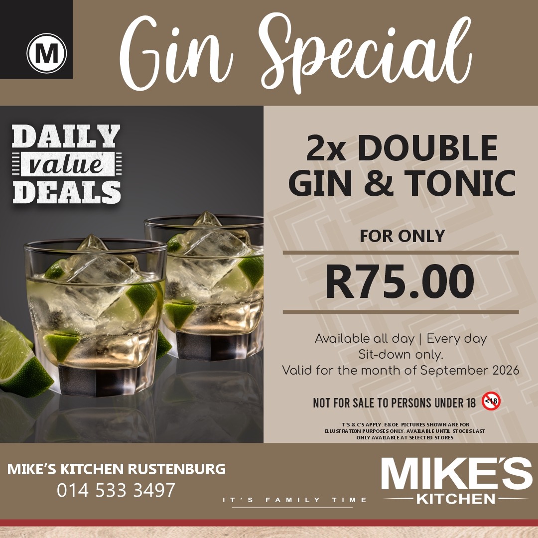 05 Mike's Rustenburg - SEPT 2026 Gin Special SM