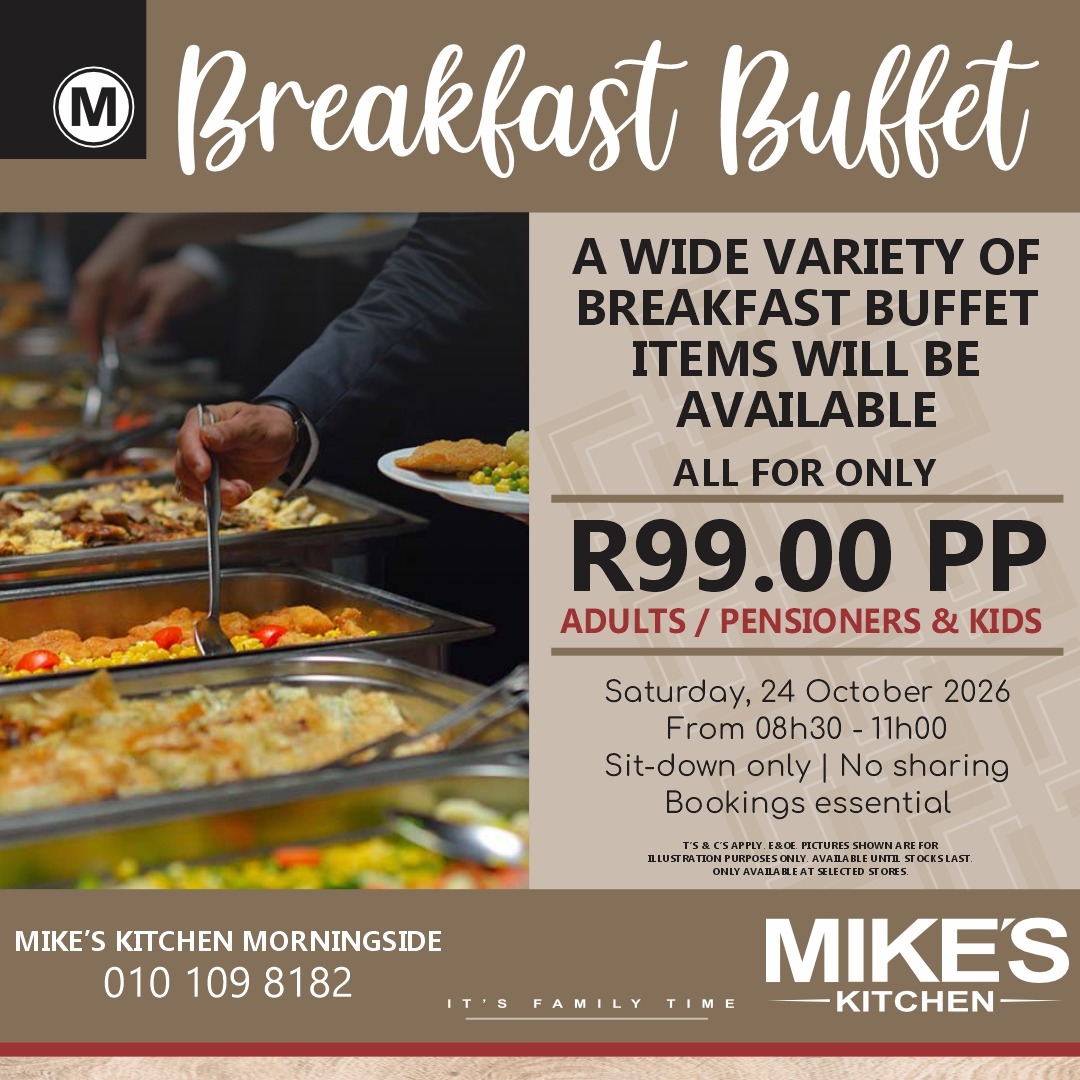 Mike's Morningside - 24 OCT Breakfast Buffet
